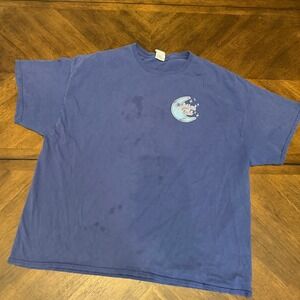 Blessed Girl Jesus Loves You to the Moon and Back Blue T-Shirt 3XL Gildan Cotton